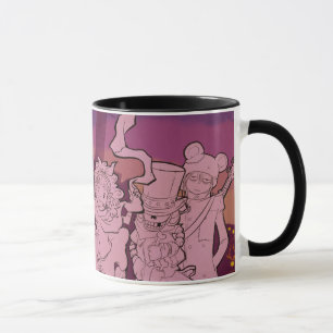 Taza 4 pequeños monstruos - música de la noche
