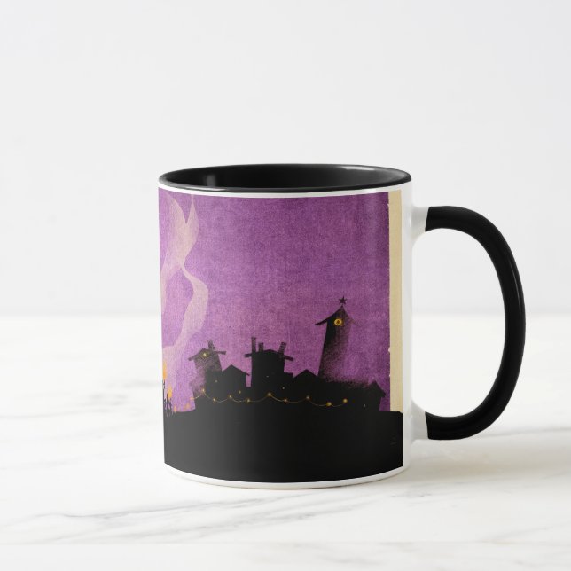 Taza 4 pequeños monstruos - noche de Halloween (Derecha)