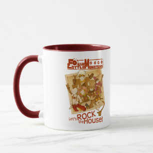 Taza 4 pequeños monstruos - oscilemos la casa