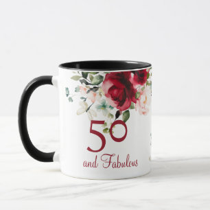 Taza 50º y fabuloso cumpleaños