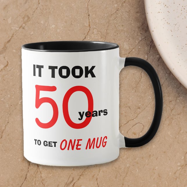 Taza 50.ª idea de regalo de cumpleaños para hombres Mug (Subido por el creador)