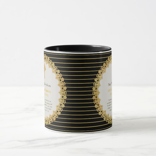 Taza 50.º Aniversario de la Ordenación Dorada Jubileo - (Centro)