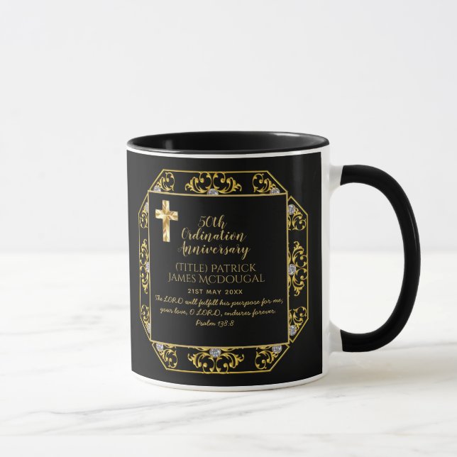 Taza 50.º Aniversario de la Ordenación MÁS SIMPLE Perso (Derecha)