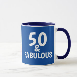 TAZA 50.º CUMPLEAÑOS FABULOSO 50 CAFÉ MUG