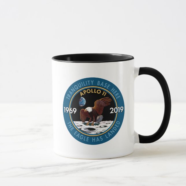 Taza 50.as insignias del remiendo de la misión del (Derecha)
