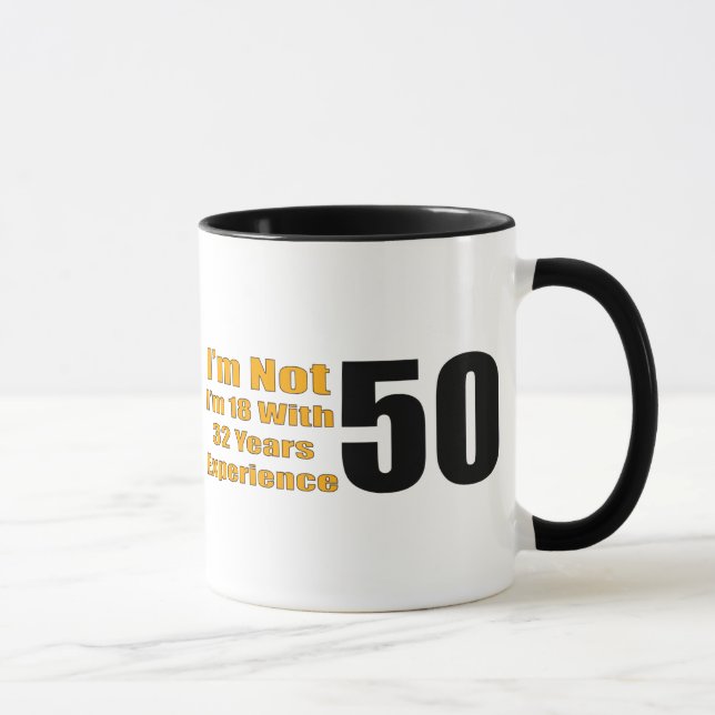 Taza 50.o Regalos de cumpleaños (Derecha)