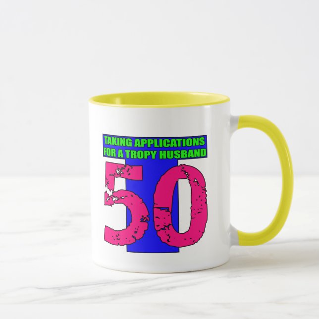 Taza 50.o Regalos de cumpleaños (Derecha)