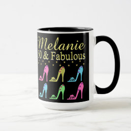 TAZA 50 PERSONALIZADOS Y FABULOUS SHOE QUEEN MUG