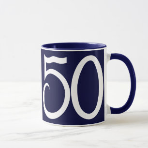 Taza 50 White Mug
