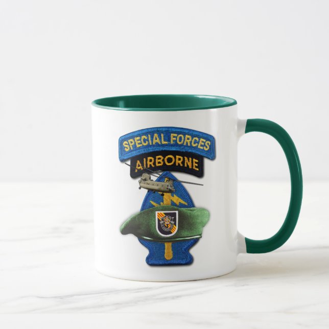 Taza 5.ª Fuerza Especial SF SFG Veterans Vets (Derecha)