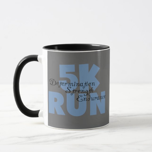 Taza 5.000 Correr azul (Izquierda)