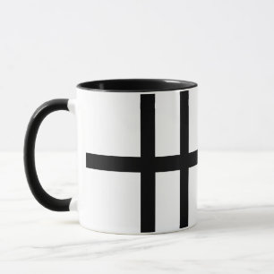 Taza 5 Líneas negras bifurcadas
