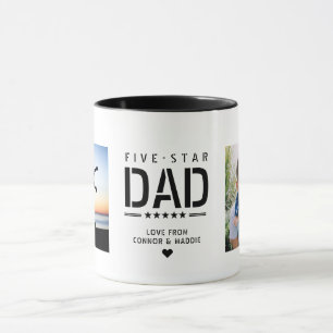 Taza 5 STAR DAD Guay 2 moderno Día del Padre