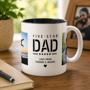Taza 5 STAR DAD Guay 2 moderno Día del Padre