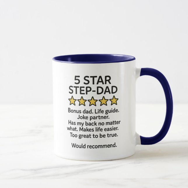 Taza 5 Star Step-Dad (Derecha)