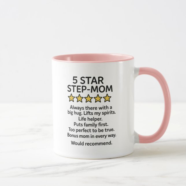 Taza 5 Star Step Mom (Derecha)