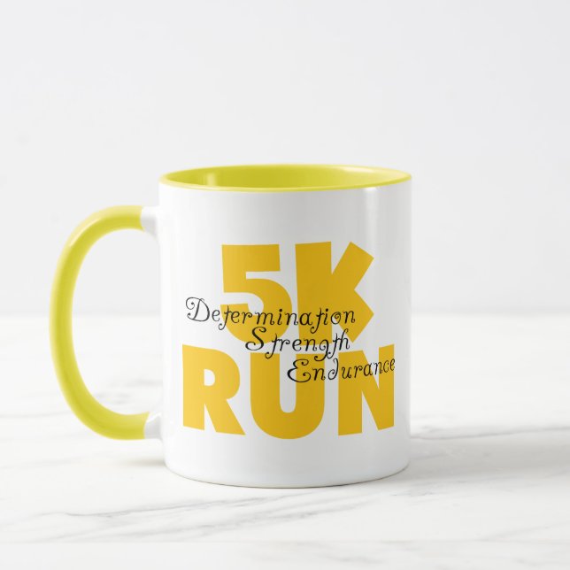 Taza 5K Run Yellow (Izquierda)