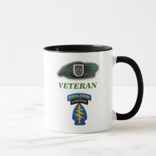 Taza 5th Special Forces Boinas Verdes veteranos LRRP