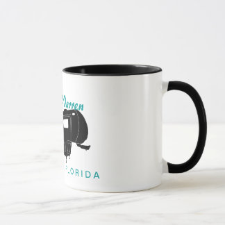 Taza 5to Gráfico de la silueta de la rueda rv
