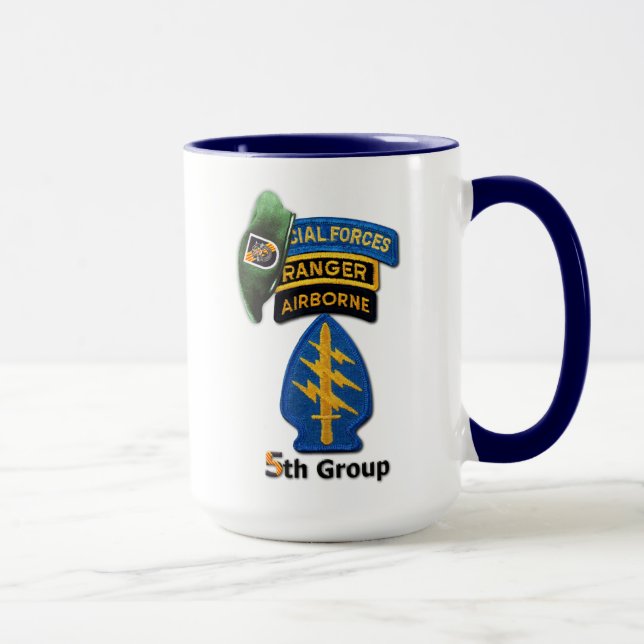 Taza 5to Veterinarios de las boinas verdes SFG SF del (Derecha)