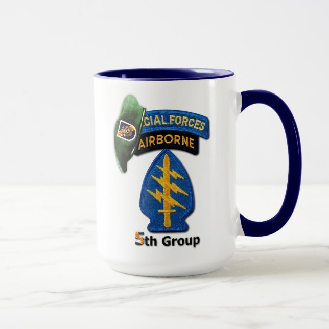 Taza 5to Veterinarios de las boinas verdes SFG SF del (Derecha)