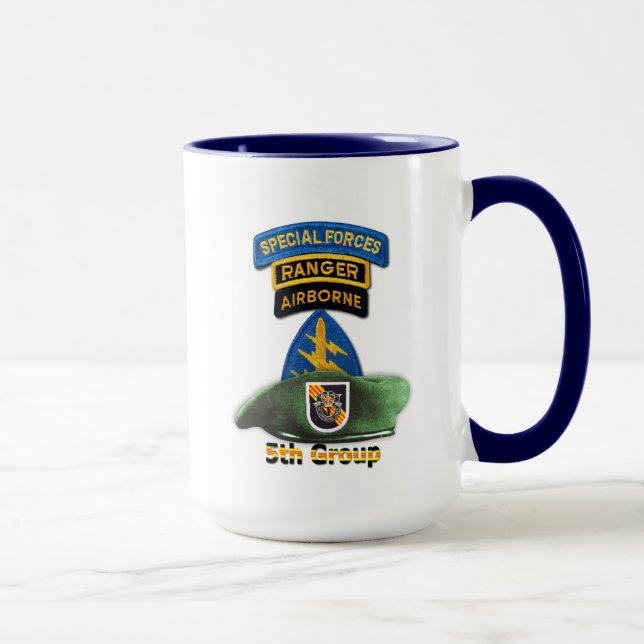 Taza 5to Veterinarios de las boinas verdes SFG SF del (Derecha)