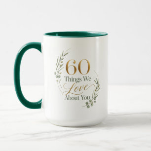 Taza 60 cosas que amamos de mamá