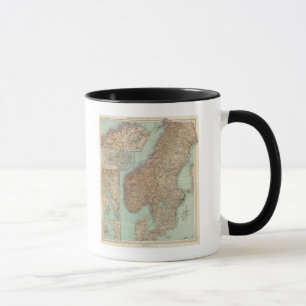 Taza 6162 Suecia, Noruega