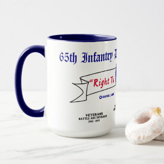 Taza 65.ª Asociación de la División de Infantería Coffe