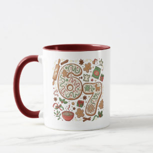 Taza 67 Galleta de jengibre divertida 6 7 Seis Siete Fi