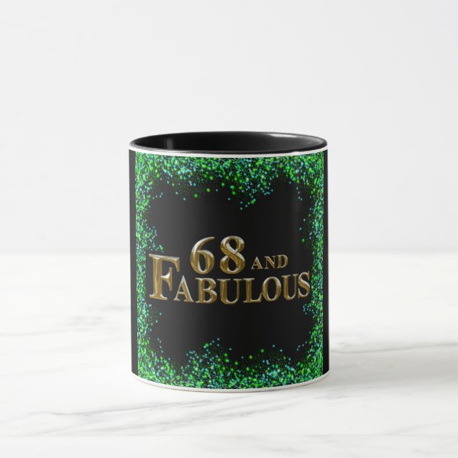 Taza 68 cumpleaños (Centro)