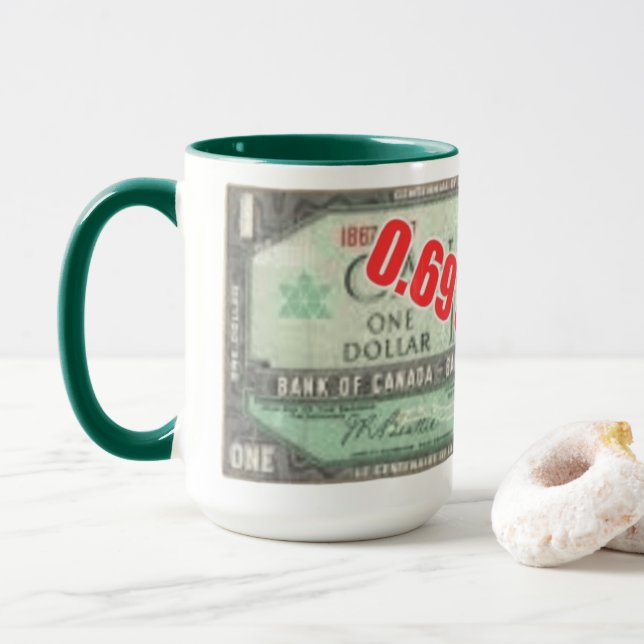 Taza 69 céntimos de dólar (Con donut)