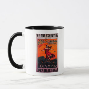Taza 6.º Afiche de la Expo Internacional Aero