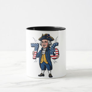 Taza 6-7 7-6 George Washington Seis Siete Memes 67 Tend