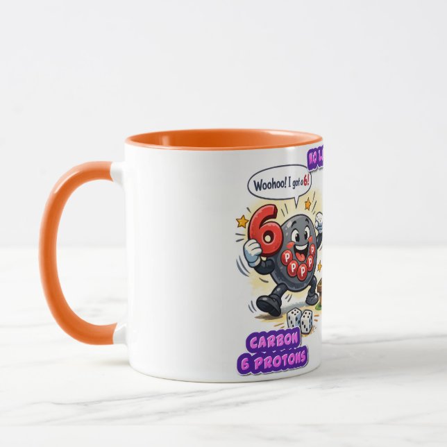 Taza 6’7” Elementos Químicos Vitales para la Superviven (Izquierda)
