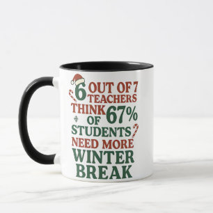Taza 6 7 Profesor Seis Siete 67 Santa Gen Alfa