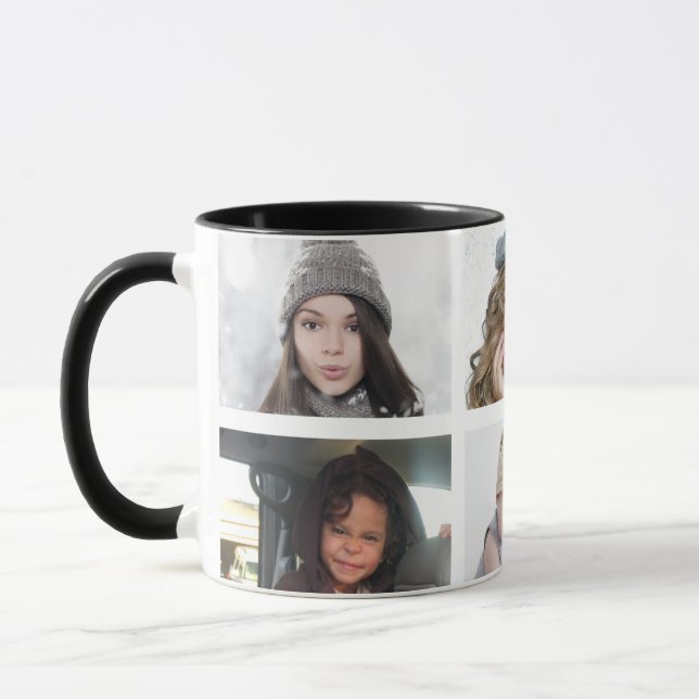 Taza 6 Fotos Imágenes Personalizadas (Izquierda)