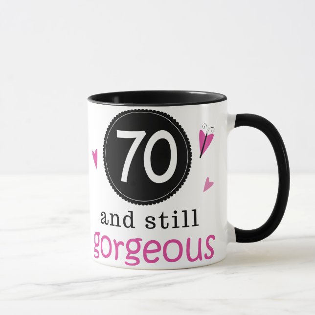 Taza 70 y aún idea magnífica del regalo de cumpleaños (Derecha)
