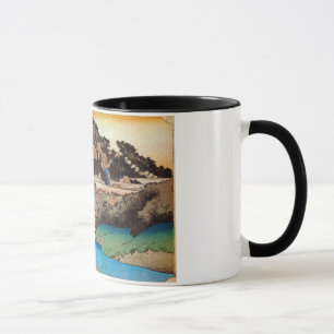 Taza 7. 藤 宿 沢, 広 Fujisawa-juku, Hiroshige, Ukiyo-e