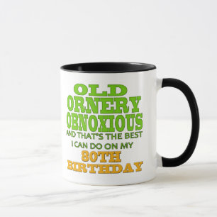 Taza 80.os regalos de cumpleaños desagradables