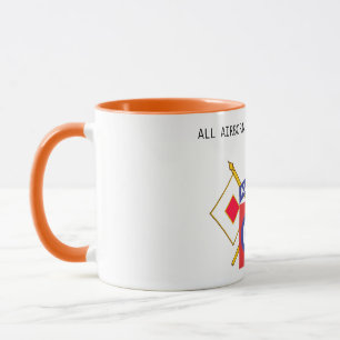 Taza 82ª División Aérea Capítulo de señal Café Mu