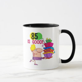 Taza 85 es buenos camisetas y regalos del cumpleaños