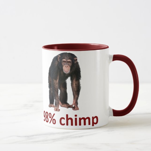 Taza 98% chimpancé (Derecha)