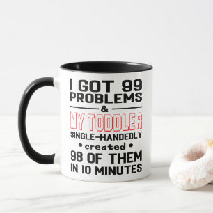 Taza 99 problemas y niñez los creó en 10 minutos