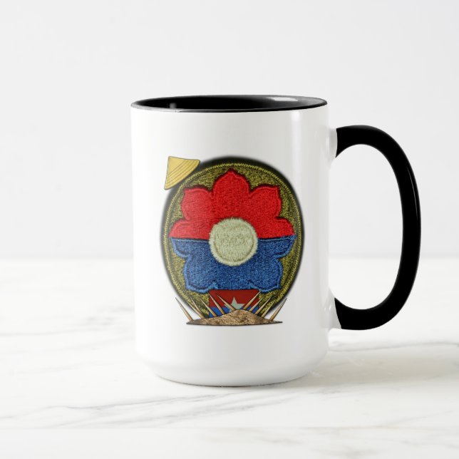 Taza 9.ª División de Infantería Charlie Company Guerra  (Derecha)