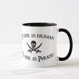 Taza ¡A Arr es el pirata!