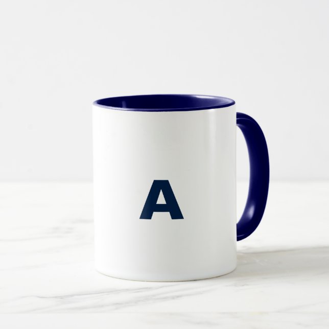 Taza A) Azul Oscuro (Anverso derecho)