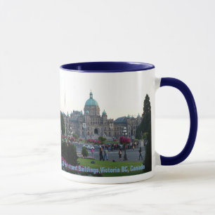 Taza A.C. edificios/Victoria A.C. Canadá del parlamento