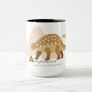 Taza A como Ankylosaurus Mug
