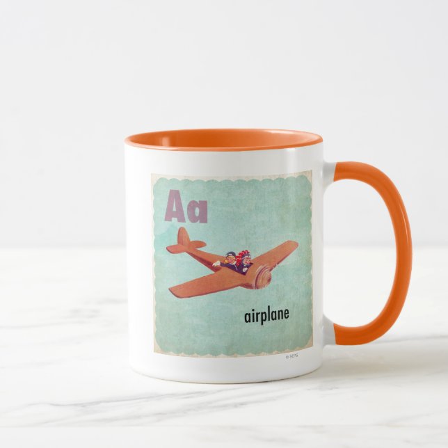 Taza A es para avión (Derecha)